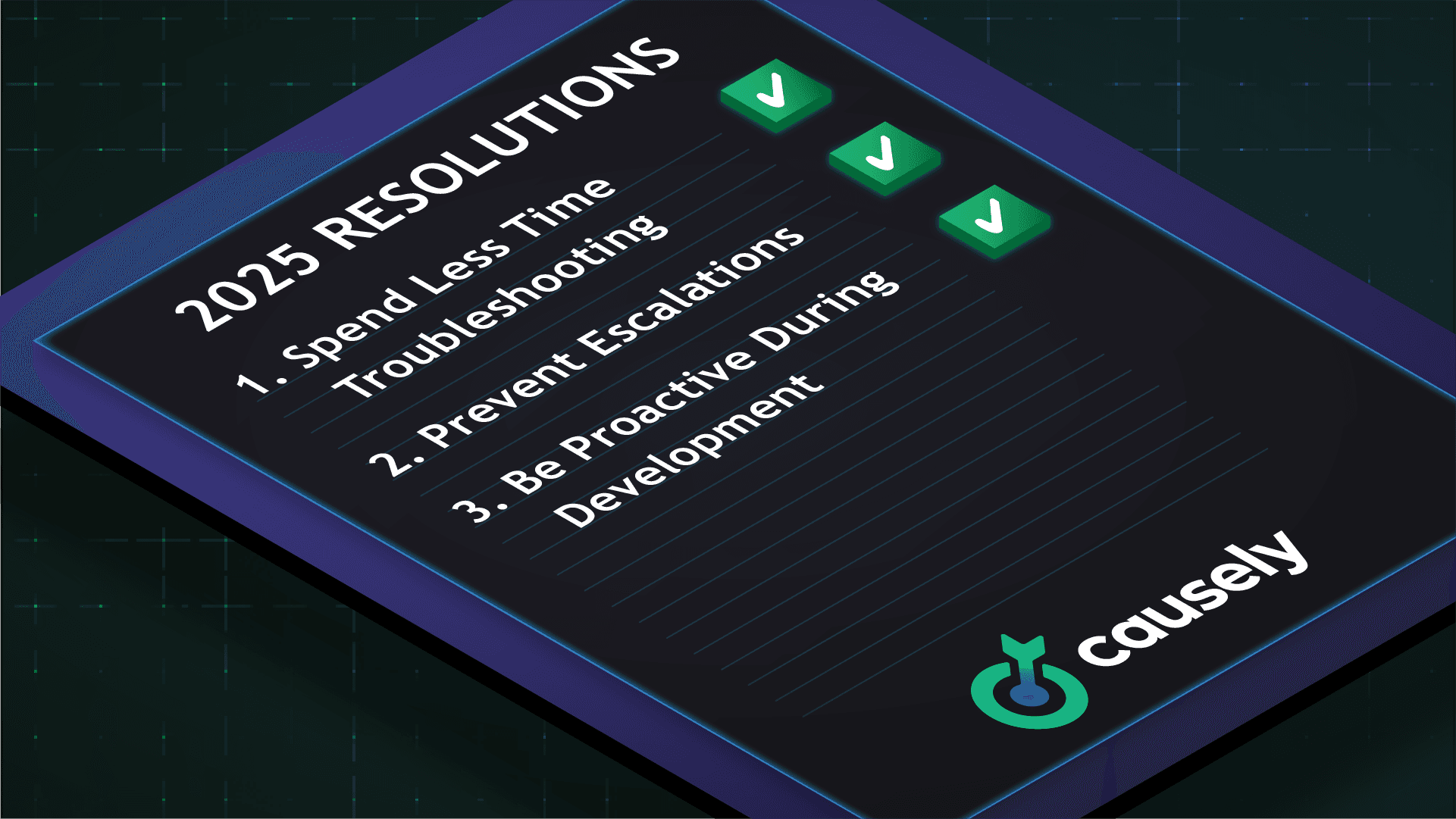 In 2025, I resolve to be proactive about reliability